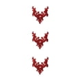thumbnail image 2 of maskred Beautiful And Easy To Rhinestones Applique Sew On Beads Trim Patches Versatile Beautiful And Elegant vermeil 3Set, 2 of 6