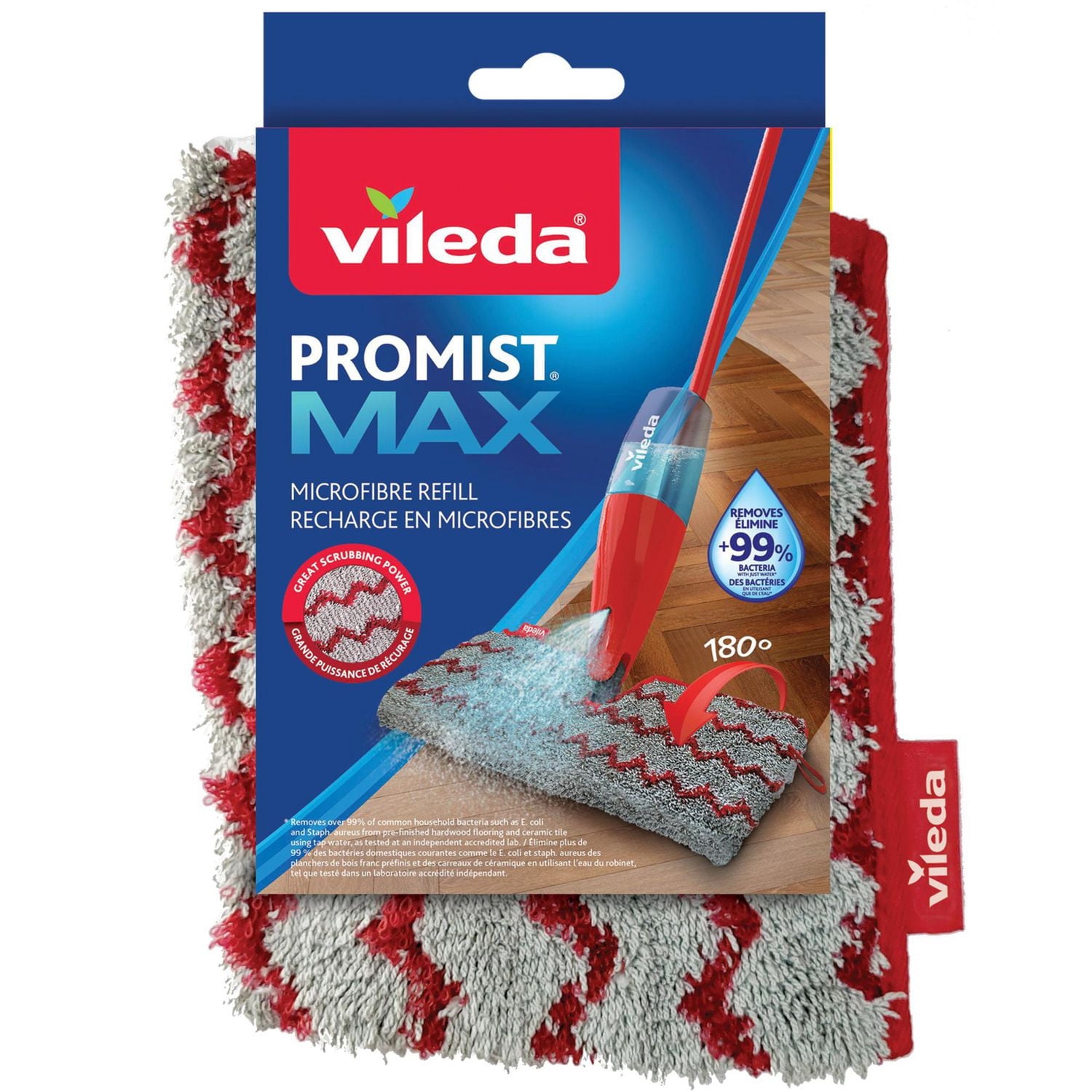 Vileda ProMist Max Scrub Pad Refill - Great scrubbing power