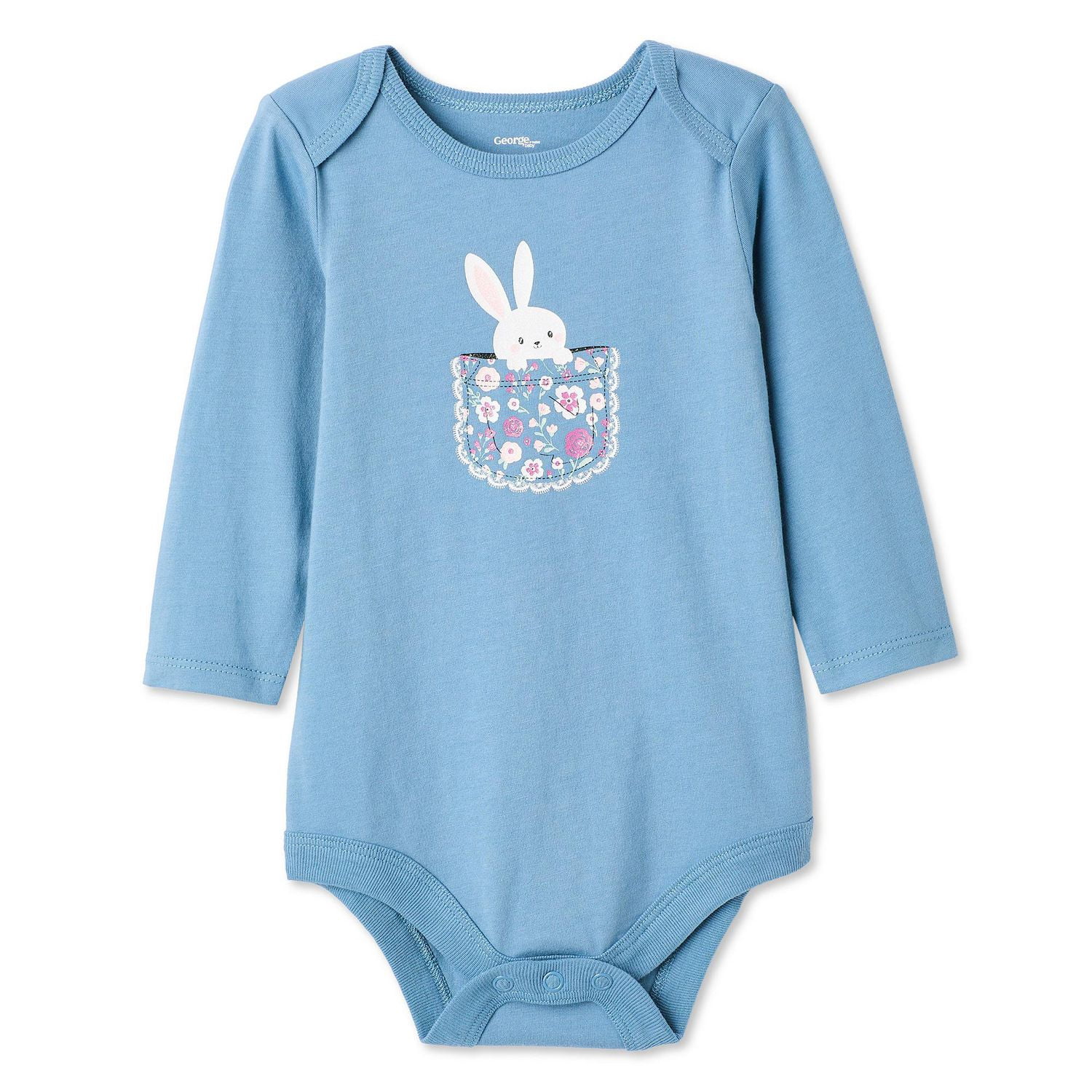 George Baby Girls' Long-Sleeve Bodysuit