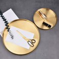 thumbnail image 3 of 2Pcs Round Gold Tray,Metal Decorative Tray Makeup Tray Organizer for Vanity,Matte Brass Finish, 4.9 Inch & 7.9 Inch, 3 of 4