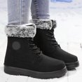 thumbnail image 2 of Mepaouo Bottes d'Hiver pour Femmes à la Cheville, Imperméables, à Lacets, Bottillons de Randonnée Antidérapants, Chaussures de Marche d'Extérieur, 2 of 7