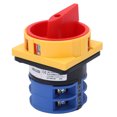thumbnail image 2 of Changeover Switch, 2 Positions Flame Retardant Silver Contact AC240V AC440V Cam Selector Latching Switch  For Industrial, 2 of 8