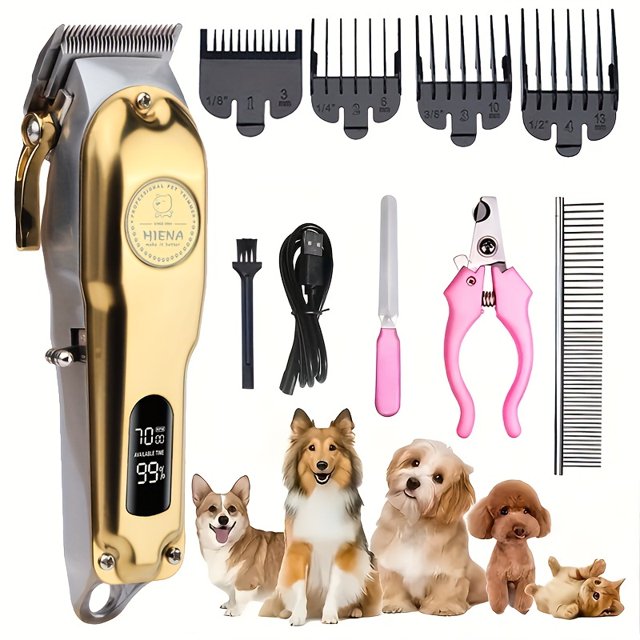 Dog Shaver Pet Grooming Clipper Skin-friendly High Power Thick Heavy Coat Blades