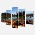 thumbnail image 2 of Magnifique Lac Transparent avec Pins - Impression sur Toile Paysage Très Grande, 2 of 3