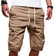 thumbnail image 2 of Men's Casual Tooling Size Work Pants Cargo Shorts Summer Plus Sports Good Thread Cargo Pants Men Men's Pants, 2 of 7