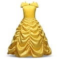 thumbnail image 1 of Belle Princess Costumes Dress Layered Off Shoulder Dress up for Party Halloween, 1 of 5