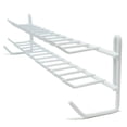 thumbnail image 2 of Huji Wall Mount Tie and Belt Rack Organizer, White (2 Pack), 2 of 3