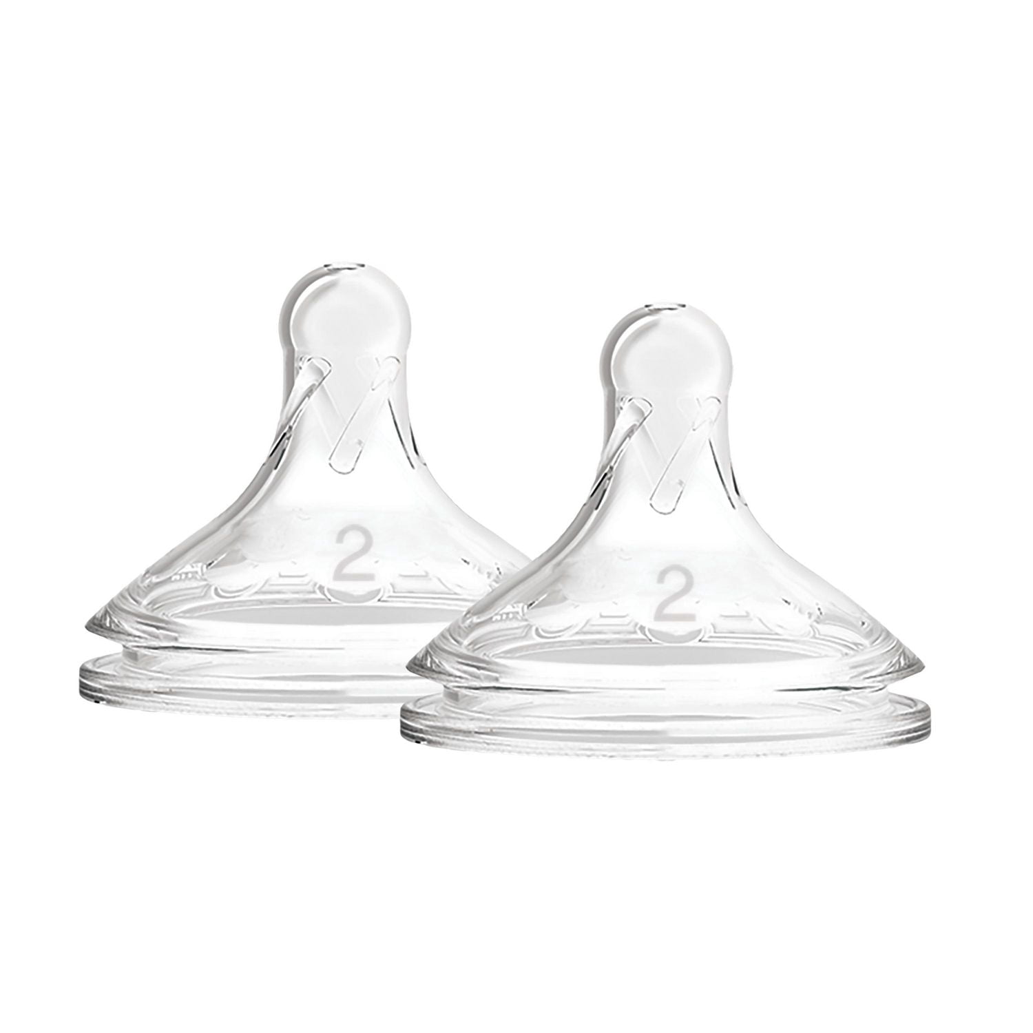 Tétines en silicone deux packet en Col large de Dr. Brown's Natural Flow Options+ vitesse 2