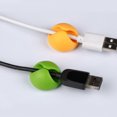 thumbnail image 4 of Miangastore 6Pcs/lot Cable Clips Cable Wire Organizer Cable Cord Holder Management System Wire Earphone Winder (Red, Green and Yellow), 4 of 8
