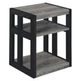 thumbnail image 2 of Convenience Concepts Monterey Table d'Appoint à Trois Niveaux, Fini Bois Gris, 2 of 4