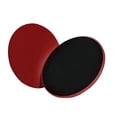 thumbnail image 2 of Siruishop 2Pcs Exercise Core Sliders Compact Fitness Sliders for Pilates Yoga Home Gym Red, 2 of 5