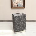 thumbnail image 3 of 1pc Storage Basket Simple Fashion Practical Large Storage Basket Foldable Laundry Basket Cloth Dirty Clothes Basket Cloth Laundry Basket, 3 of 6