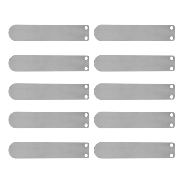Tongue Shape Valve Plate, Intake Exhaust Valve Plate Cast Iron Heat Resistant For 80mm Diameter Cylinders 80 Intake Long Plate,80 Exhaust Short Plate