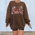 thumbnail image 1 of 2023 Sweat-shirt Oversize Imprimé for Women Col Rond Manches Longues Pull Sweat Oversize Womens Tops, 1 of 8