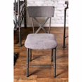 thumbnail image 1 of Benzara BM123214 Chaise Design Industriel & 44; Noir Vieilli, 1 of 1