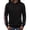 Black, variant on Mens Pullover Hoodie Mens Autumn And Winter Fashion Casual Sports Patchwork Sweater Mens Pullover Hoodie Jacket
