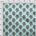 thumbnail image 2 of oneOone Cotton Poplin Fabric Leaves & Floral Block Print Sewing Fabric BTY 56 Inch Wide, 2 of 4