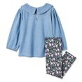 thumbnail image 2 of Ensemble 2 pièces tissé George pour petites filles, 2 of 2