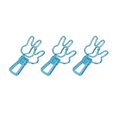 thumbnail image 1 of Hollow Binder Clips, Light Weight 100Pcs Cute Bunny Strong Clamping Bunny Binder Clips  For Notes Black,Blue,Rose Gold, 1 of 8