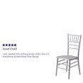 thumbnail image 2 of 2 Pack HERCULES Series Silver Wood Chiavari Chair, 2 of 9