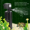 thumbnail image 4 of Aquarium Filter, Filtration System Water Filter, Safe EU Plug 220V Oxygen Aeration Pump Internal Filter For  Water Home Salt-Water Office, 4 of 8