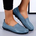 thumbnail image 4 of B91xZ Chaussures pour Femmes Bout Rond Talons Hauts Blocs, Bleu Ciel 7, 4 of 5