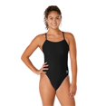thumbnail image 1 of Speedo Maillot de Bain une Pièce Dos Nu Endurance+ pour Femmes - Noir Équipe, Taille : 34, 1 of 3