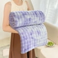 thumbnail image 4 of EGNMCR Throw Blanket, Throw Blanket for Couch Imitation Rabbits Hair Fleece Blanket Office Nap Blanket Air Conditioning Sofa Cover Blanket Student Dormitory Fleece Blanket Polyester Fiber Blanket, 4 of 6