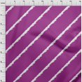 thumbnail image 4 of oneOone Polyester Spandex Purple Fabric Stripe Sewing Craft Projects Fabric Prints By Yard 56 Inch Wide, 4 of 5