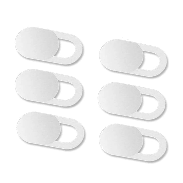 Labymos Protection de Caméra Ultra Mince Housse de Caméra Web pour Ordinateurs Portables Tablette Housse 6 Pcs Blanc