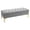 Grey, variant on HOMCOM Velvet Upholstered Bench Button Tufted End of Bed Bench for Bedroom