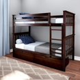 thumbnail image 1 of BEDSMART Lits Superposés Simple sur Simple en Bois Massif avec Rangement / Espresso, 1 of 7