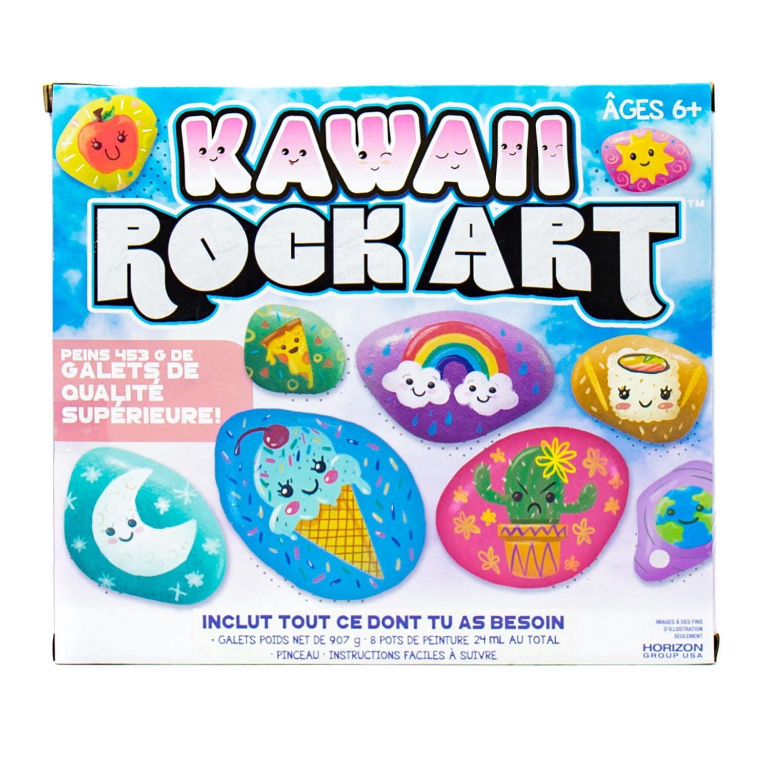 Kawaii Rock Art