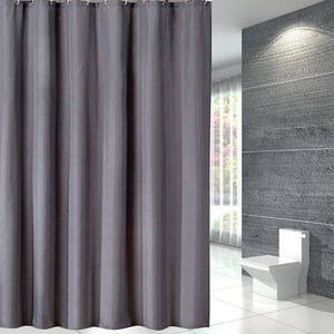 Dvkptbk Rideaux de douche extra longue, Rideau de douche en tissu lourd, Rideaux douche imperméables pour salle de bains, Accessoires de bain de qualité d'hôtel, 71"x71"