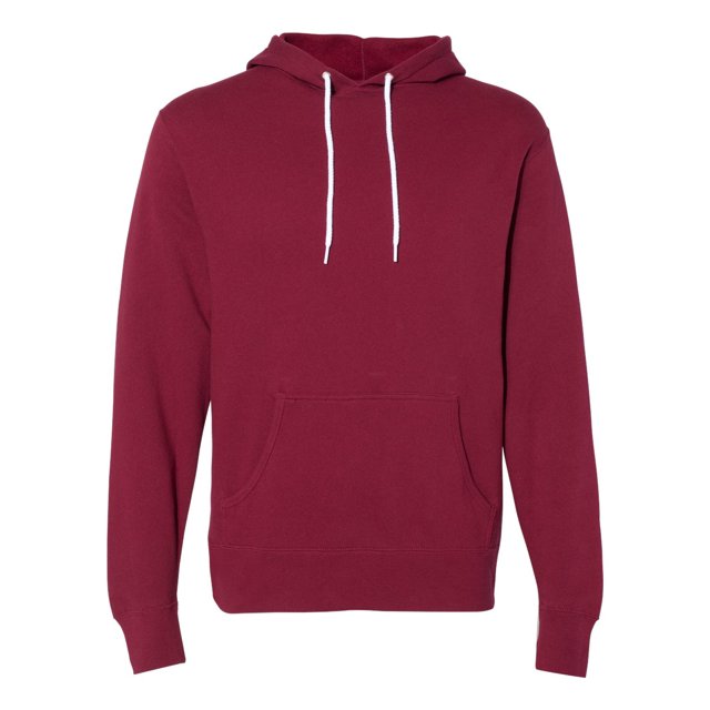 Independent Trading Co. Unisex Lightweight Hooded Sweatshirt, S, Currant