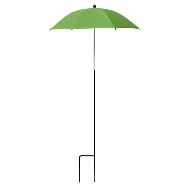 Protective Cover for Outdoor Shade Umbrella - Garden Sunshade for Potted and Garden Beds - Durable Metal and Polyester Liner Rotatable Top for Enhanced Sun