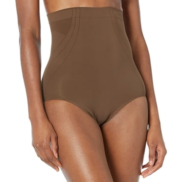 Maidenform pour Femmes Feel Good Fashion Culotte Taille Haute DMS092, Bronze, Très Grand