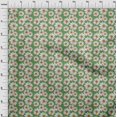 thumbnail image 4 of oneOone Polyester Spandex Green Fabric Floral Sewing Craft Projects Fabric Prints By Yard 56 Inch Wide, 4 of 5