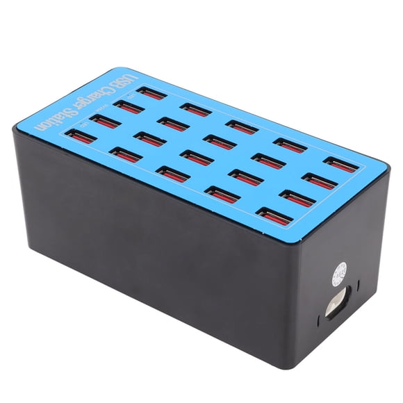 USB Charger Station, Flame Retardant Non Slip Plug And Play USB Hub Charger DC5V 20A 100W For Home US Plug,EU Plug,UK Plug,AU Plug