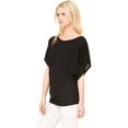 thumbnail image 4 of Bella + Canvas T-Shirt Dolman à Manches Drapées pour Femmes, 4 of 5