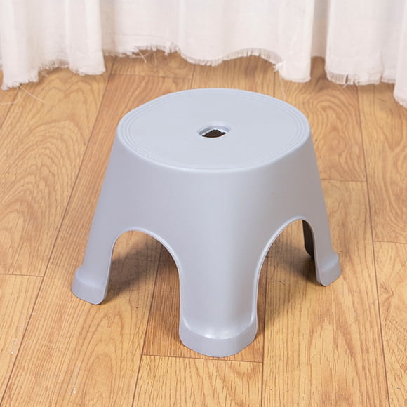 TIMIFIS P Lastic St Ool Tabouret pour Toilette Tabouret Bas avec Base Antidérapante Stabilité Accrue pour Utilisation dans la Salle de Bain Design Élégant pour Adultes pour Salon et Douche Gadgets de Cuisine