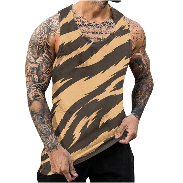 Birdeem Nouveau Débardeur Décontracté Mode Homme Été Imprimé Floral Sport Col Rond