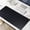 Black, variant on Qonioi Cork Bottom Mouse Pad, PU Leather Desk Pad Nonslip Soft Writing Mat, Sustainable Cork Mousepad for Gaming Office, Student Desk Pad for Computer Kitchen Dining Table