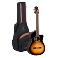 thumbnail image 1 of Performer Series Solid Top Slim Neck Acoustic-Electric Nylon Classical Guitar with Bag, 1 of 4