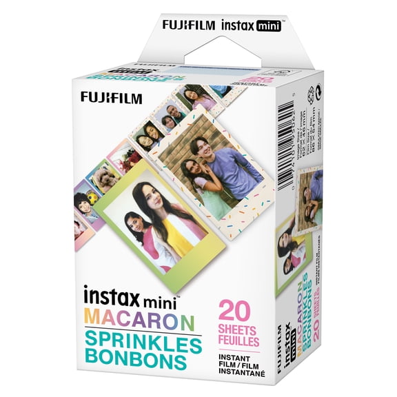 Ensemble de films instantanés «Macaron/Bonbons» Fujifilm Instant mini