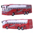 thumbnail image 3 of Autobus de Simulation, Forme Réaliste Généreuse Robuste Finition Exquise Jouet Autobus, Enfants Adultes pour Amis Ados Collègues Rouge, 3 of 8