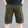 thumbnail image 2 of FAIWAD Shorts Cargo pour Hommes Décontractés Classiques Jusqu'aux Genoux à Multiples Poches Pantalons Capri Extensibles Shorts Décontractés d'Extérieur, 2 of 6