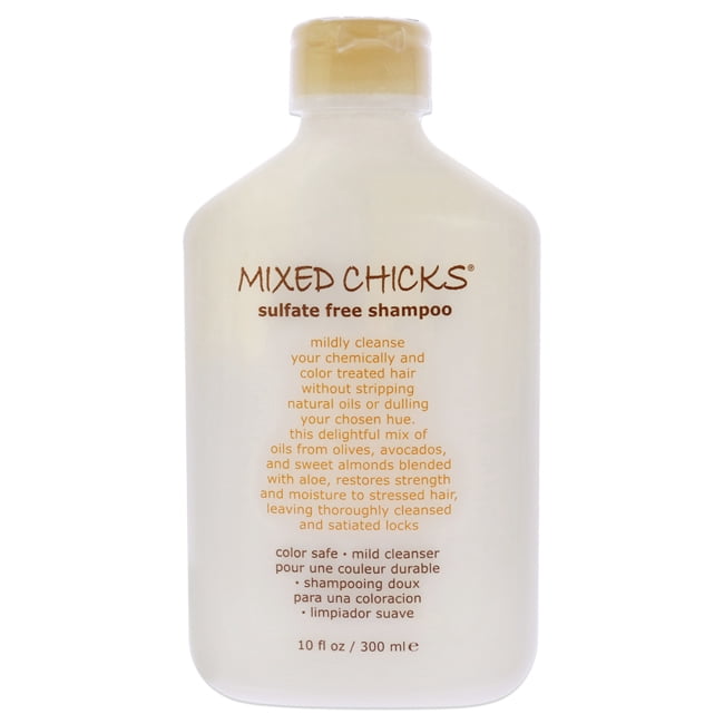 Sulfate-Free Shampoo by Mixed Chicks for Unisex - 10 oz Shampoo