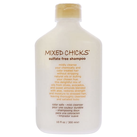 Sulfate-Free Shampoo by Mixed Chicks for Unisex - 10 oz Shampoo