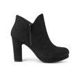 thumbnail image 3 of Unique Bargains Bottes à Talon Épais à Bout Rond pour Femmes, 3 of 8